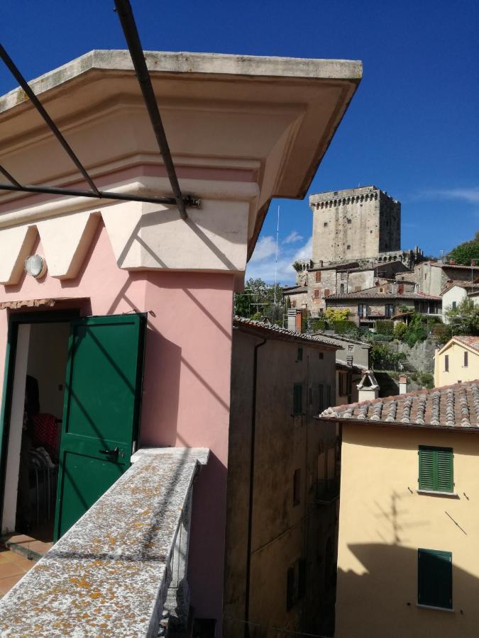 Апартаменти Mansarda Con Solarium Panoramico Su Centro Storico Di Sarteano Vicino Alle Famose Terme Della Val D'Orcia Екстер'єр фото