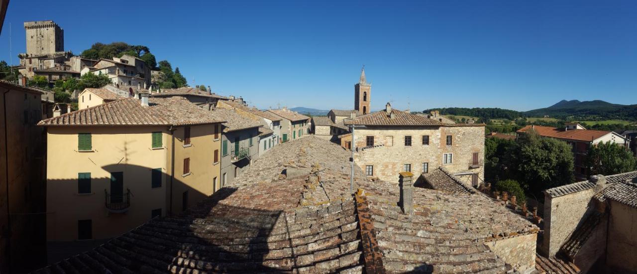 Апартаменти Mansarda Con Solarium Panoramico Su Centro Storico Di Sarteano Vicino Alle Famose Terme Della Val D'Orcia Екстер'єр фото